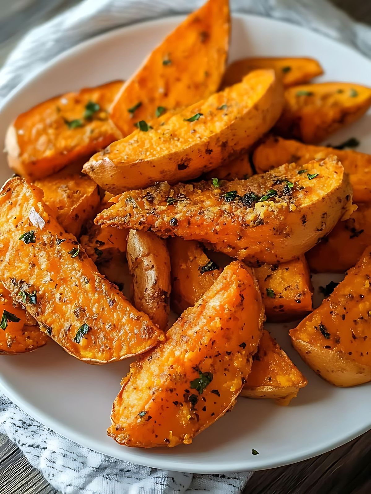 Batata rústica com páprica e alecrim