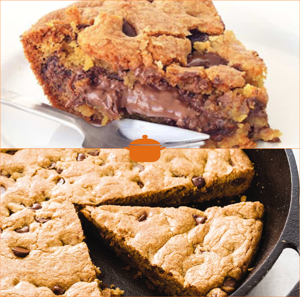 Cookie de Frigideira com Gotas de Chocolate: Lanchinho em 10 Minutos