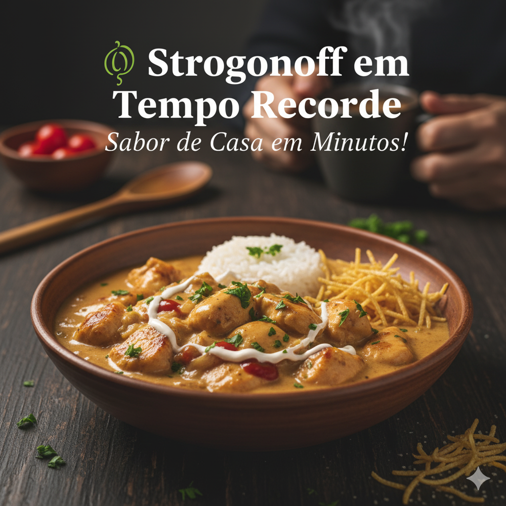 Strogonoff em Tempo Recorde: Sabor de Casa em Minutos!