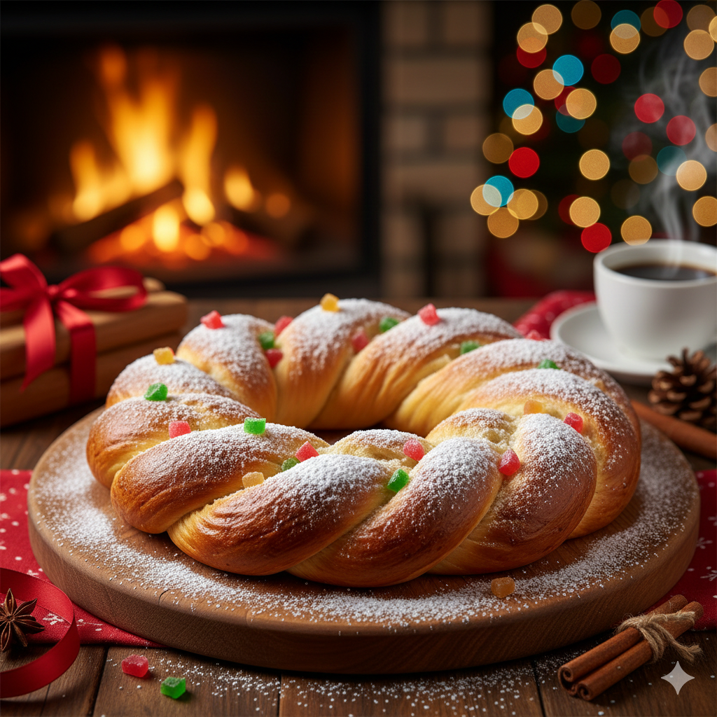 Rosca Natalina Doce – Receita de Natal Simples e Deliciosa