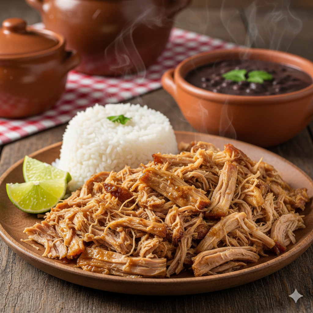 Saboroso Pernil Assado Desfiado: Uma opção prática e econômica para o seu dia a dia.