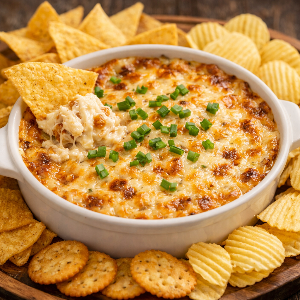 Desfrute do irresistível Tennessee Onion Dip, a opção perfeita para petiscos em qualquer ocasião!