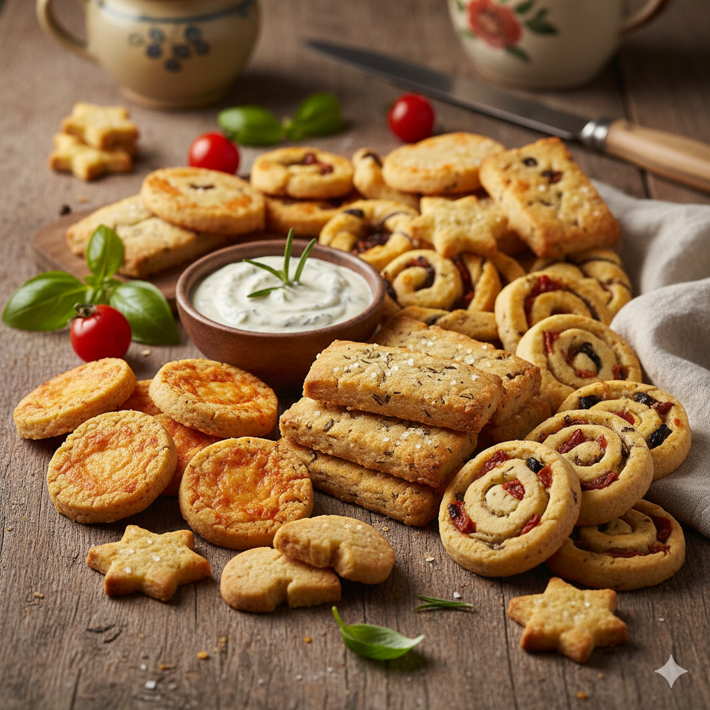 Experimente esta receita prática de biscoito salgado caseiro fácil que vai deixar seu dia a dia mais saboroso!