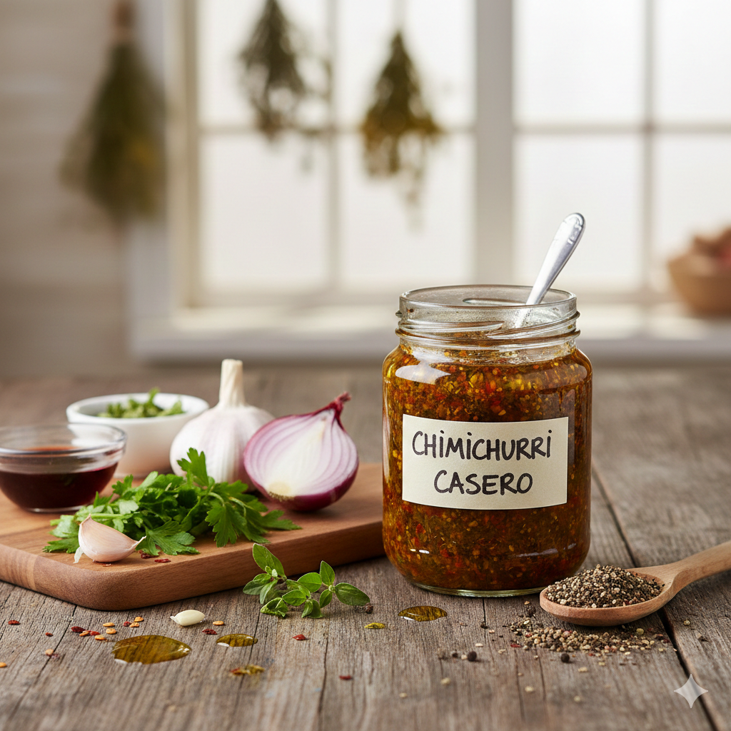 Descubra como fazer chimichurri caseiro em apenas 10 minutos com esta receita simples e saborosa!