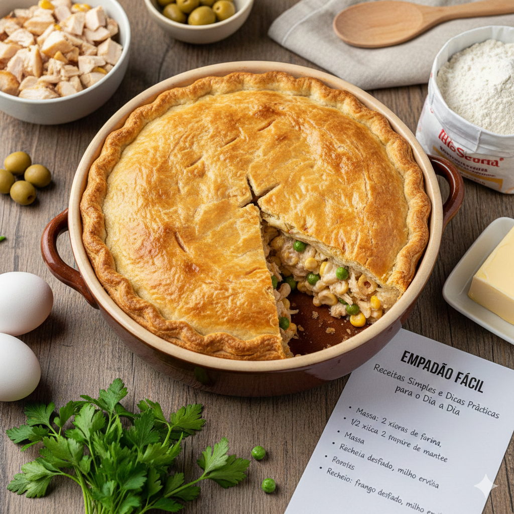 Descubra como preparar um empadão fácil e saboroso com nossas receitas simples e dicas práticas para o seu dia a dia.
