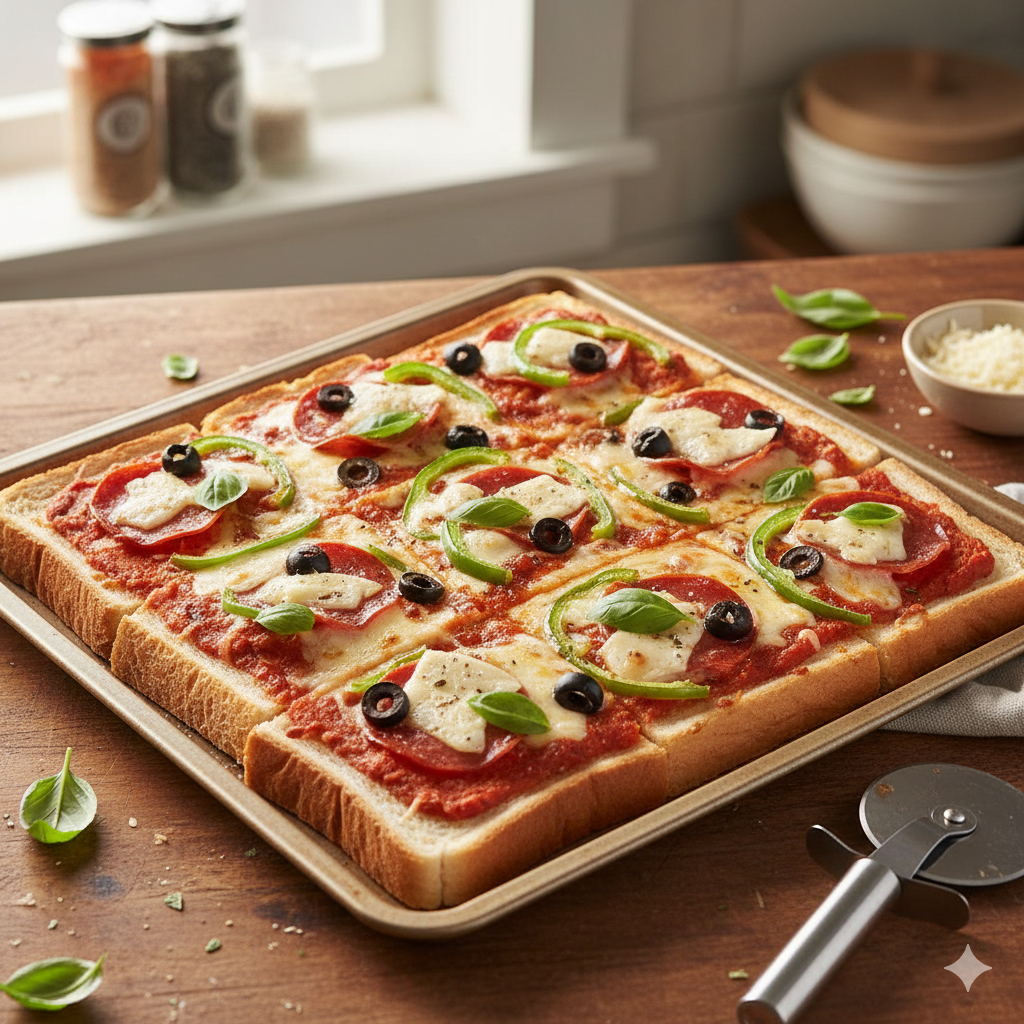 Descubra como fazer uma deliciosa e prática pizza de pão de forma para transformar suas refeições do dia a dia.
