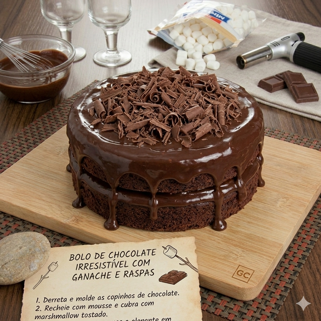 Saboroso bolo de chocolate tradicional, perfeito para qualquer ocasião. Aprenda a fazer esta delícia em casa com nossas receitas simples e dicas especiais!