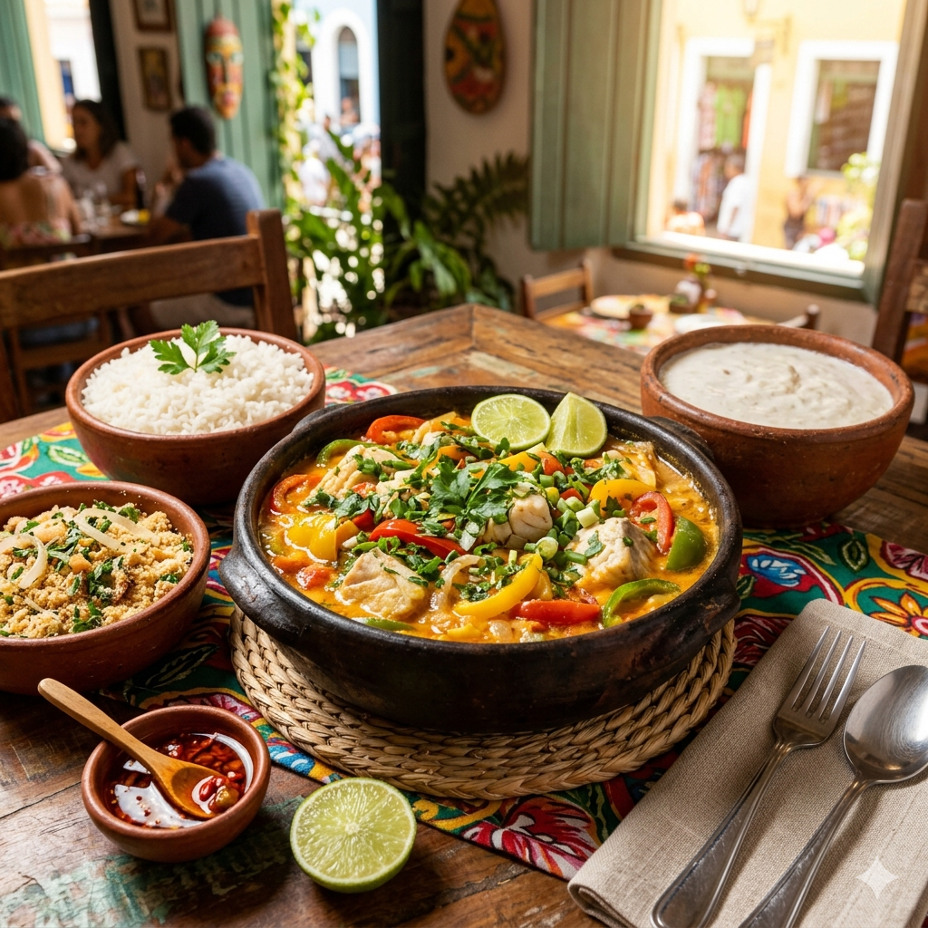 Descubra como preparar uma autêntica moqueca de peixe da Bahia em apenas 40 minutos e para 4 pessoas, por um custo acessível de R$40. Uma explosão de sabores que vai encantar seu paladar!