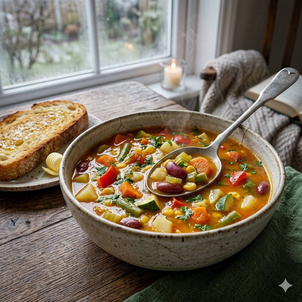 Sopa de Legumes Econômica - Receita Rápida e Nutritiva
