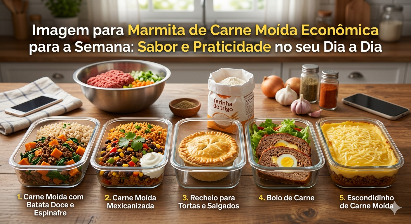 Image for Marmita de Carne Moída Econômica para a Semana: Sabor e Praticidade no seu Dia a Dia