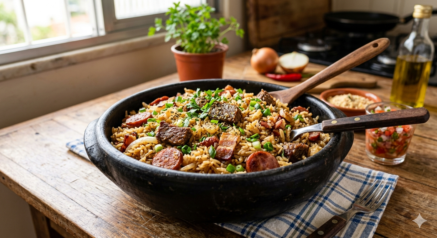 Image for Arroz Carreteiro Rápido: Transforme Sobras de Carne em um Prato Delicioso e Econômico