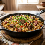 Image for Arroz Carreteiro Simples com Sobras de Carne: Economia, Sabor e Tradição na Sua Mesa
