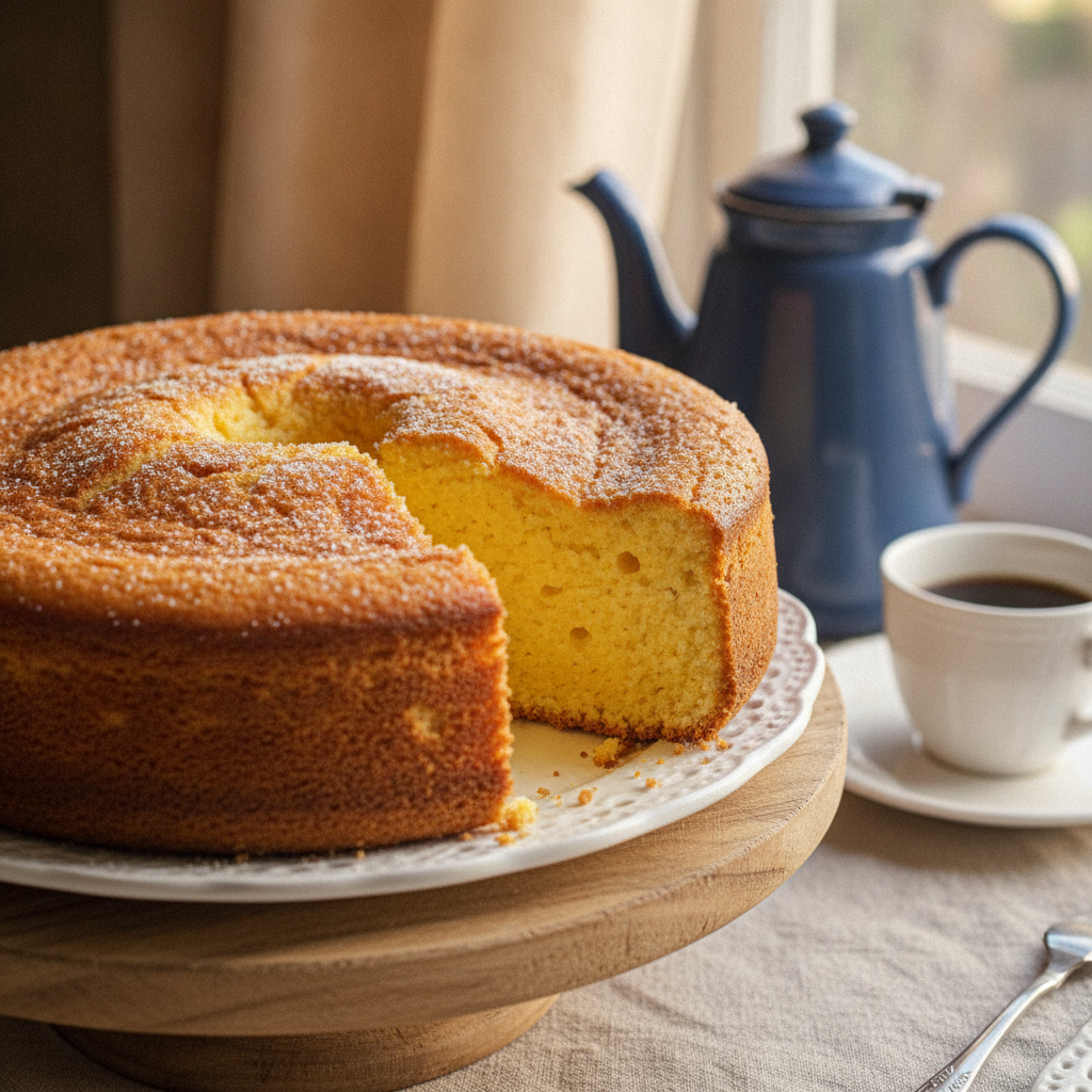 Bolo de Fubá Cremoso Tradicional