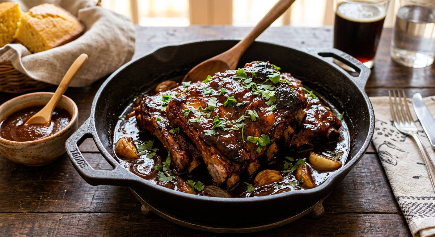 Image for Costelinha Suína na Panela com Barbecue Caseiro: Sabor Irresistível e Praticidade