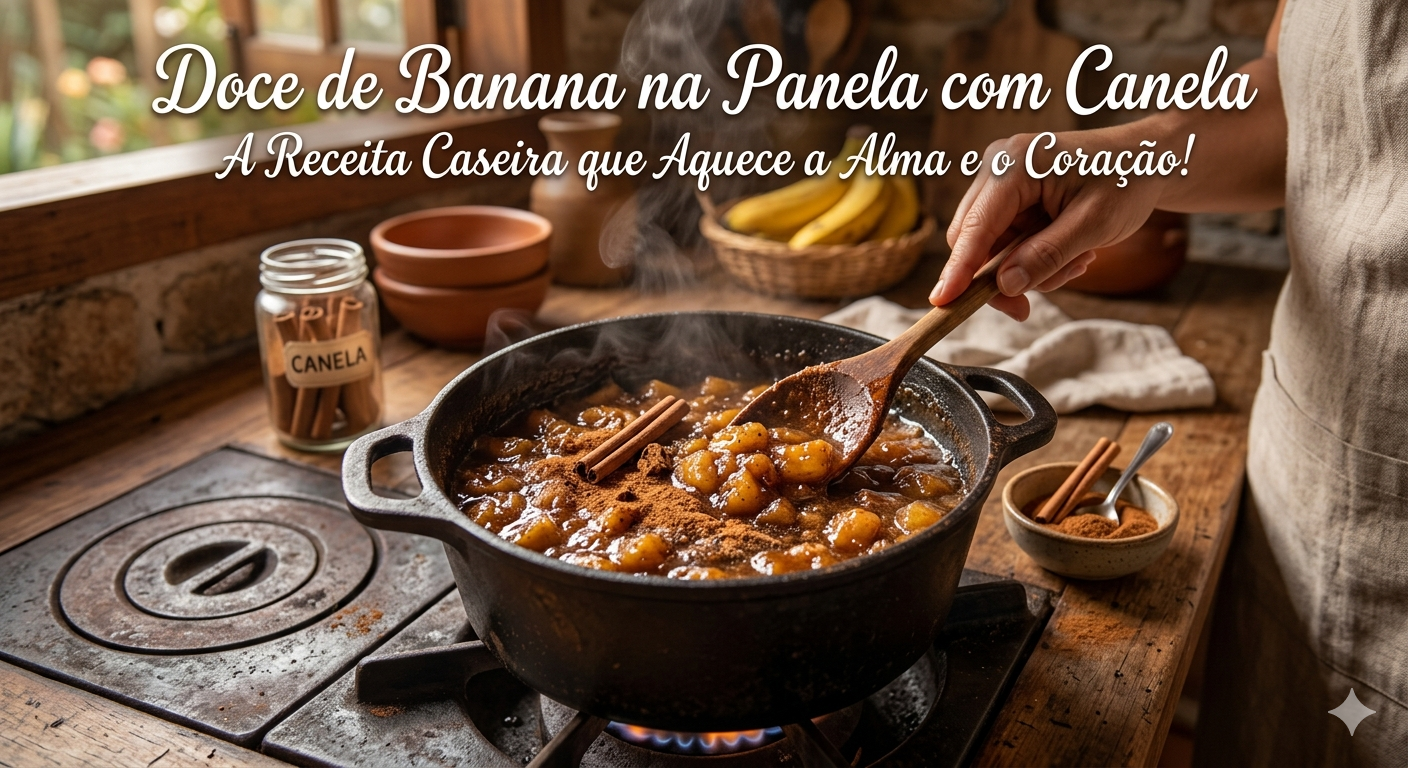 Image for Doce de Banana na Panela com Canela: A Receita Caseira que Aquece a Alma e o Coração!