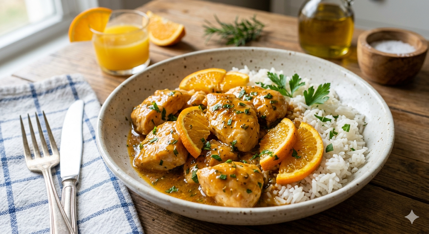 Image for Frango ao Molho de Laranja Simples: A Receita Perfeita para o Dia a Dia