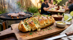 Image for Pão de Alho Recheado Feito em Casa: Receita Simples para Brilhar no Churrasco ou Lanche!